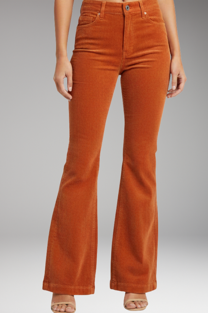 Women's High Waisted Flared Jeans Pants