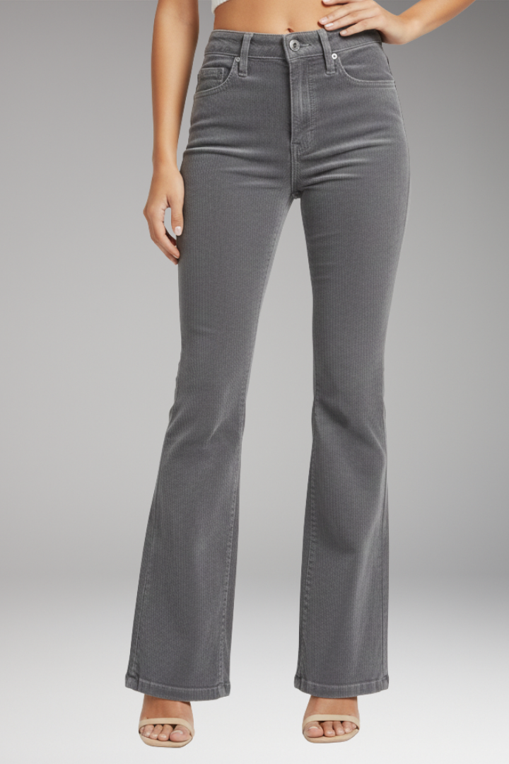 Women's High Waisted Flared Jeans Pants