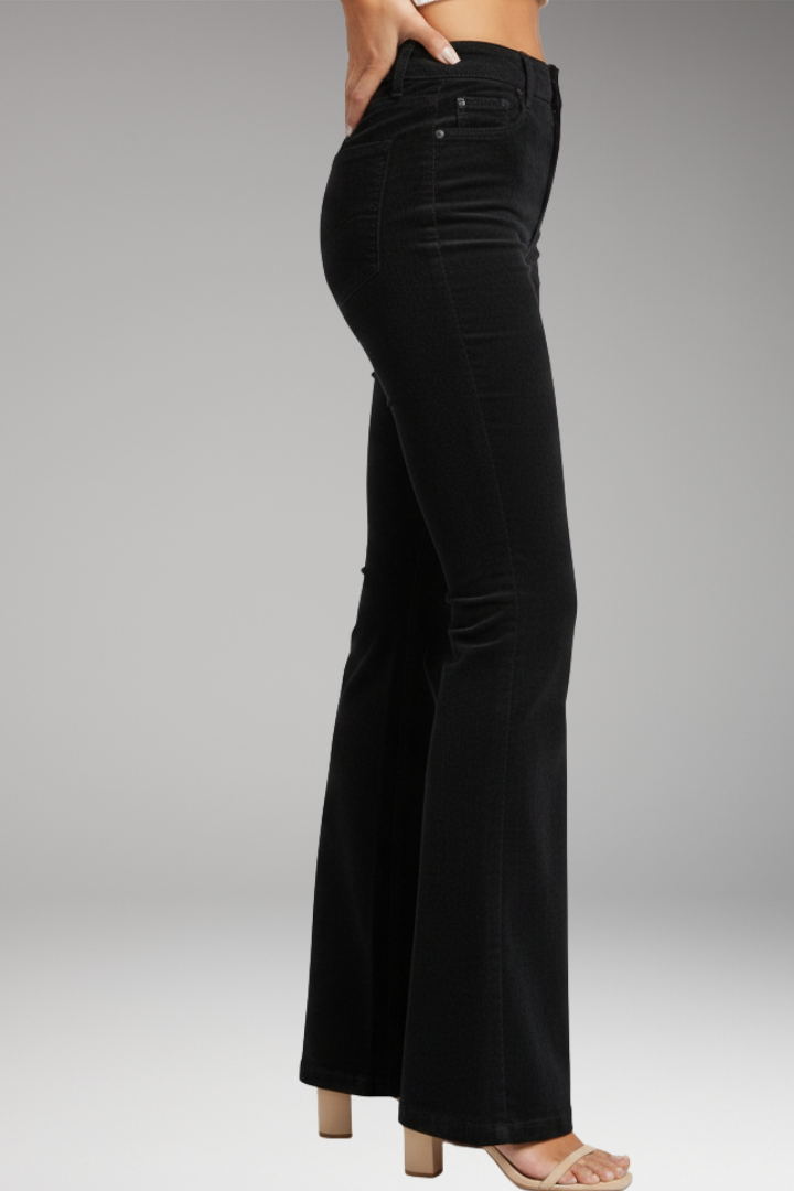 Women's High Waisted Flared Jeans Pants