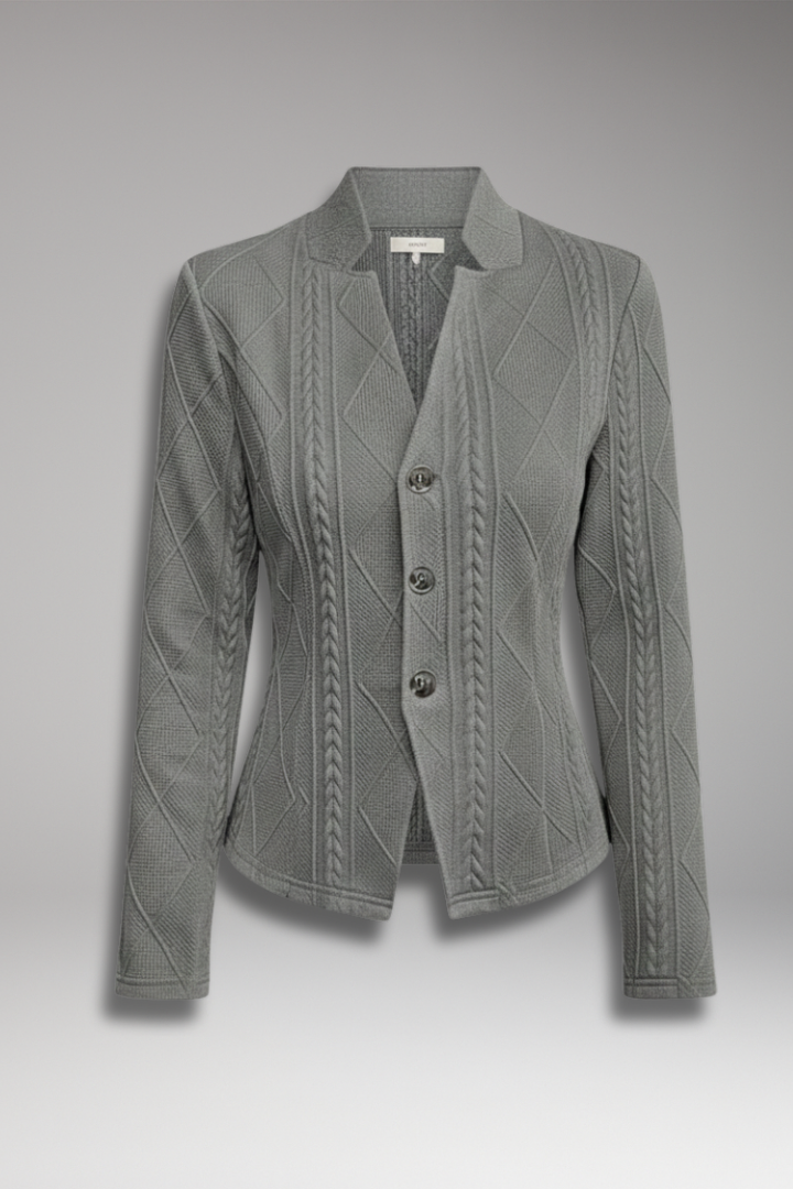 Women's Daily Jacket Front Zipper Exterior Design - Vonnera
