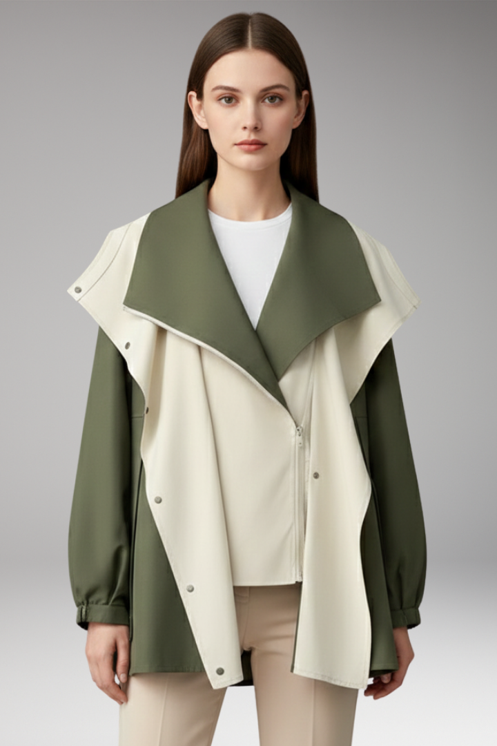Women's Hooded Jacket Drawstring Cuffs
