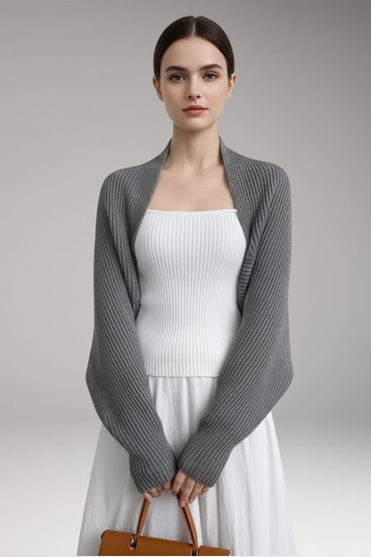 Women's Long Sleeve Open Front Cardigan Ribbed