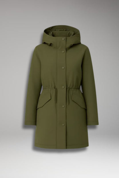 Women's Padded Parka Jacket Zip Closure - Vonnera