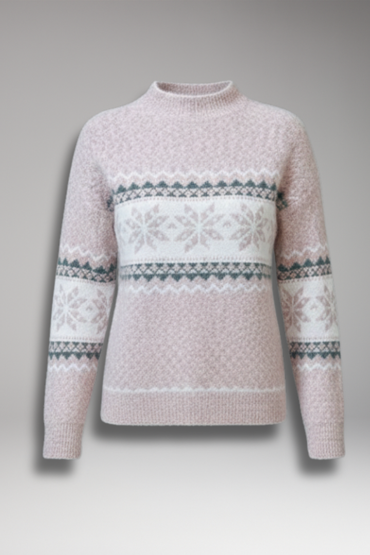 Women's Mock Neck Pullover Sweater Ribbed - Vonnera