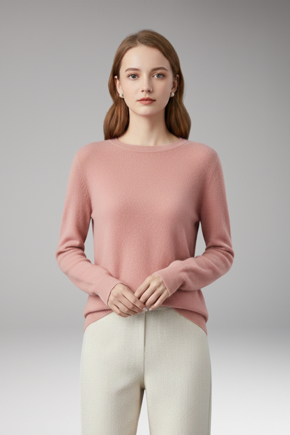 Women's Long Sleeve O-Neck Sweater