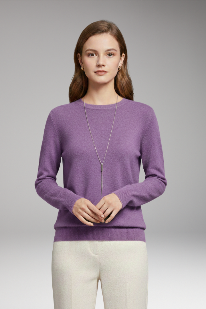 Women's Long Sleeve O-Neck Sweater