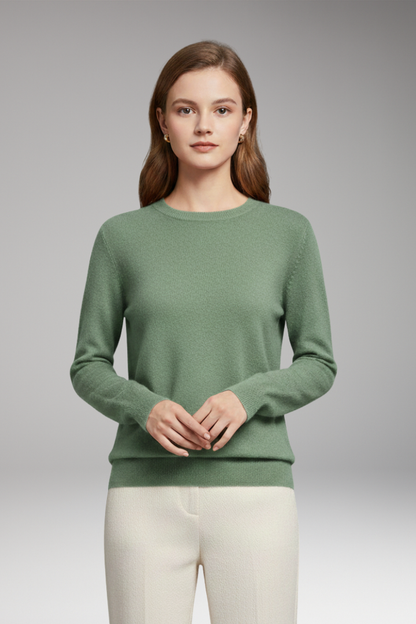 Women's Long Sleeve O-Neck Sweater