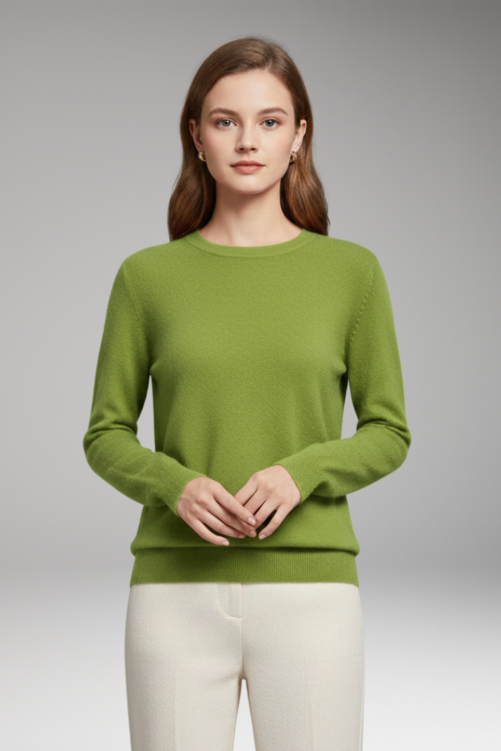 Women's Long Sleeve O-Neck Sweater