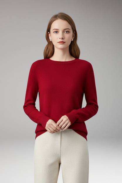 Women's Long Sleeve O-Neck Sweater