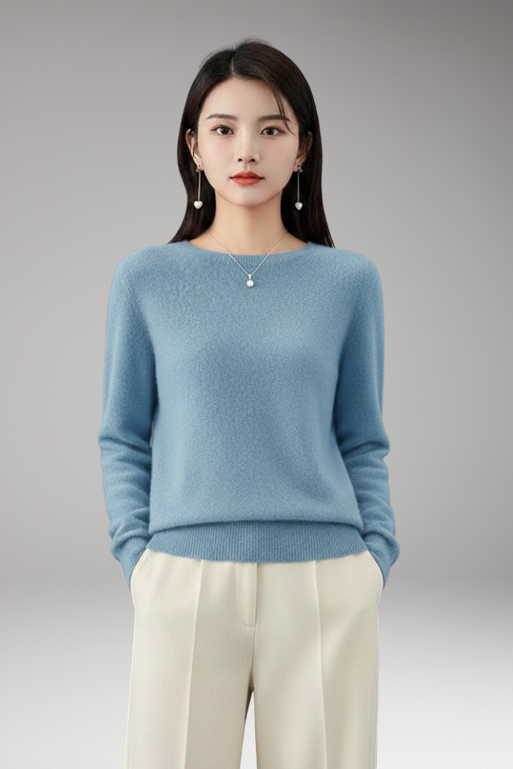Women's Long Sleeve O-Neck Sweater