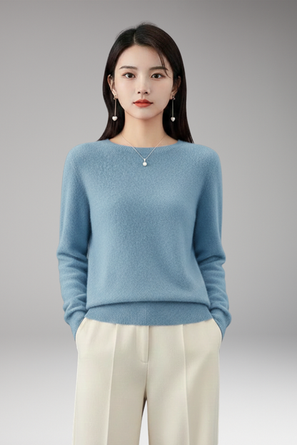 Women's Long Sleeve O-Neck Sweater