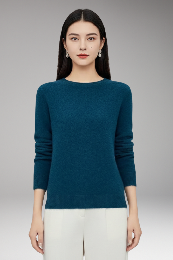 Women's Long Sleeve O-Neck Sweater