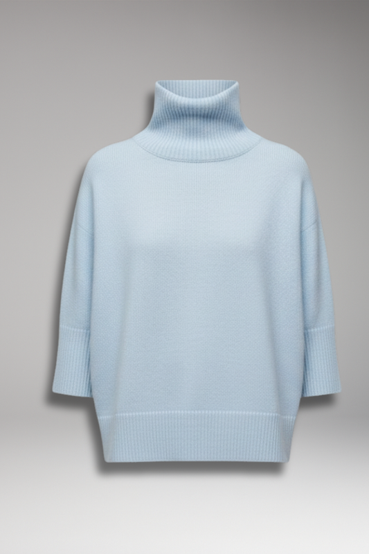 Women's Turtleneck Sweater Ribbed - Vonnera