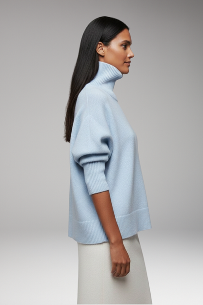 Women's Turtleneck Sweater Ribbed