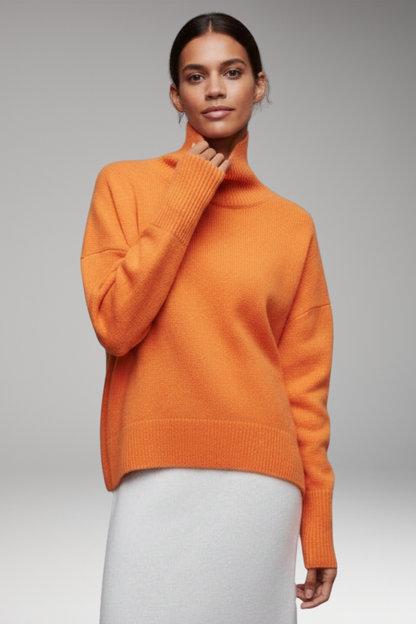Women's Turtleneck Sweater Ribbed