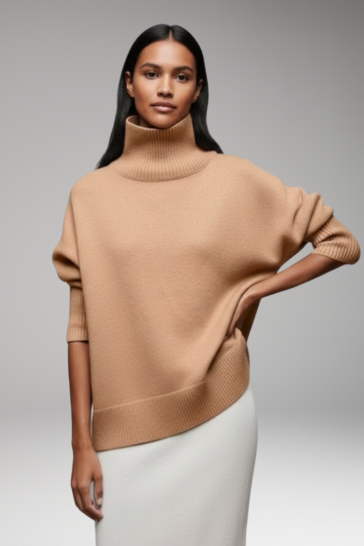 Women's Turtleneck Sweater Ribbed
