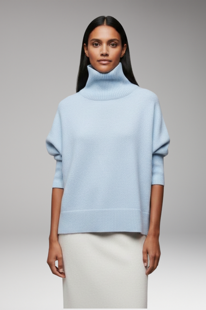 Women's Turtleneck Sweater Ribbed