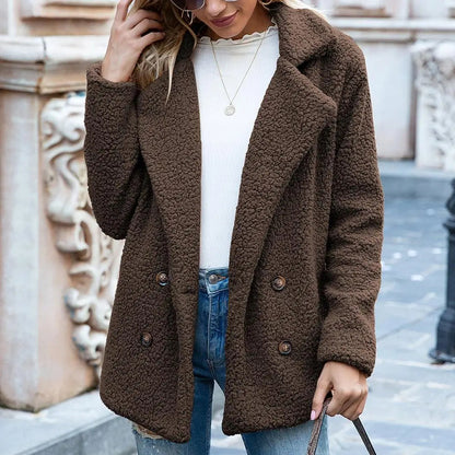 Women's Teddy Coat Warm Winter Outerwear - Vonnera