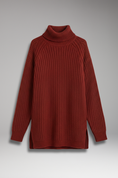 Women's Long Sleeve Turtleneck Sweater - Vonnera