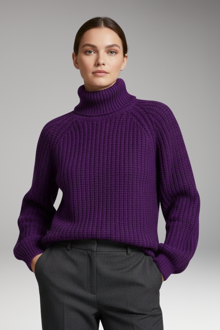 Women's Long Sleeve Turtleneck Sweater