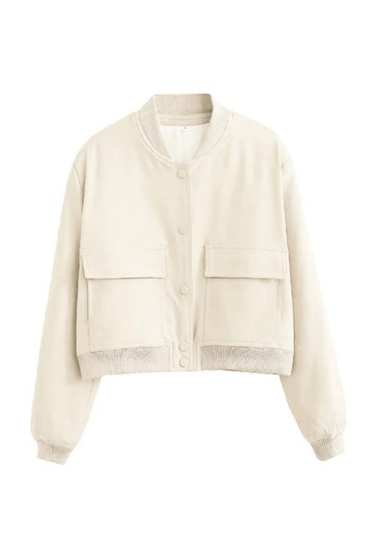 Women's Tweed Overshirt With Pockets - Vonnera