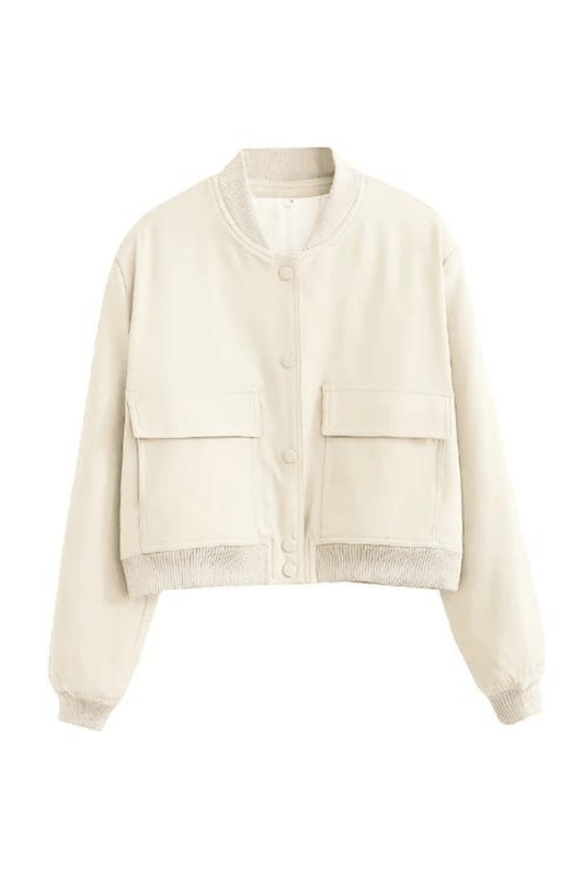 Women's Tweed Overshirt With Pockets - Vonnera