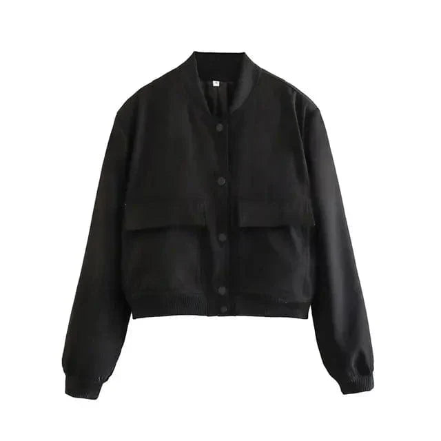 Women's Tweed Overshirt With Pockets