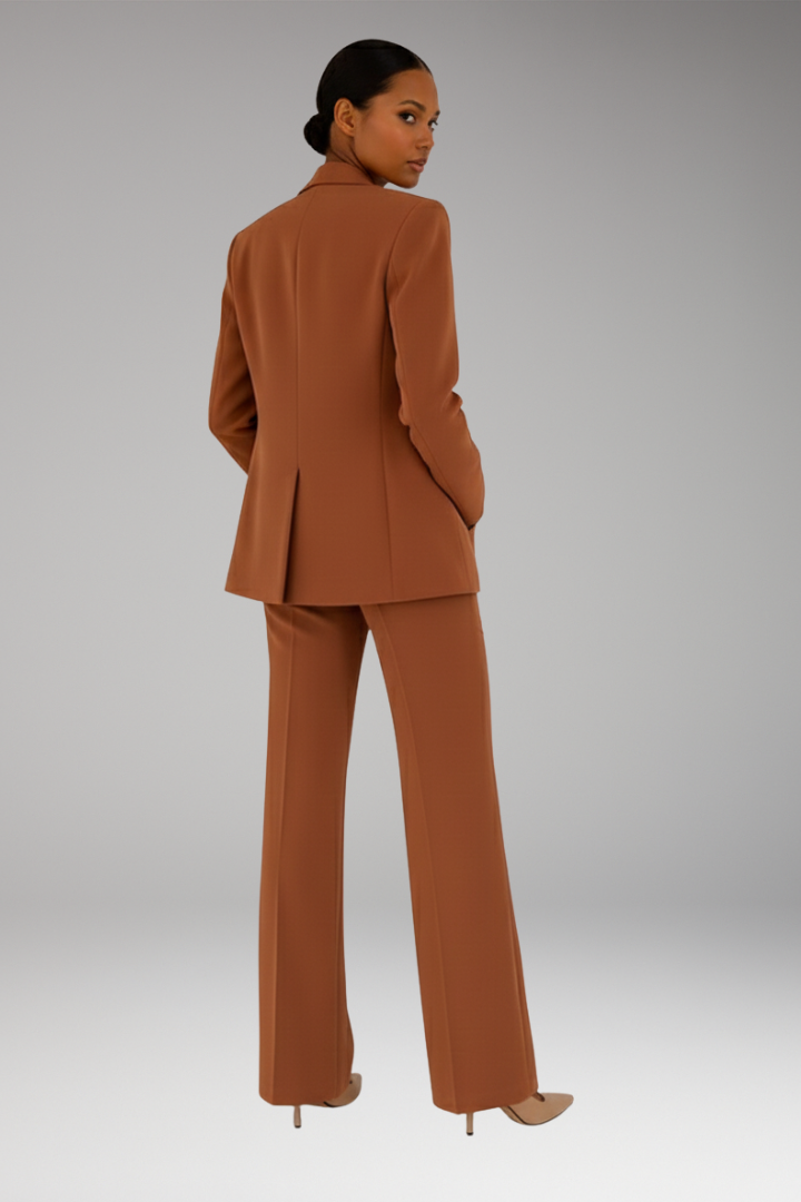 Women's Blazer Suit Straight Leg Pants