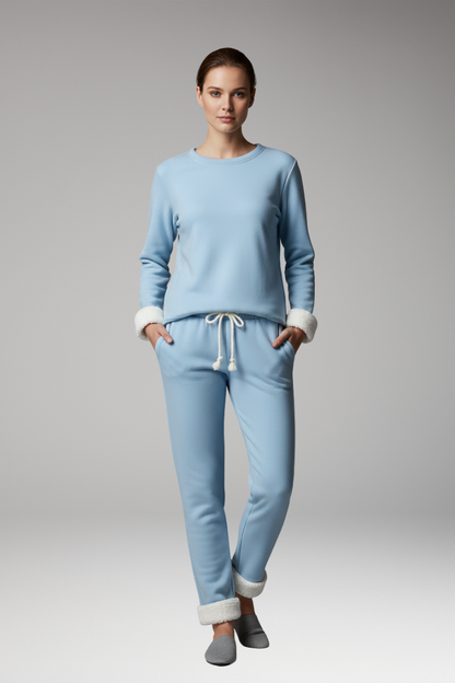 Women's 2 Piece Set Lined Drawstring Waist