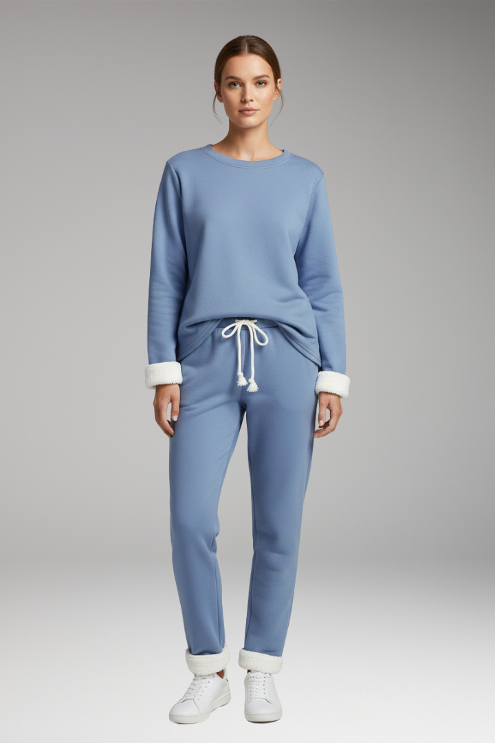 Women's 2 Piece Set Lined Drawstring Waist