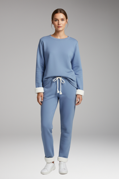 Women's 2 Piece Set Lined Drawstring Waist