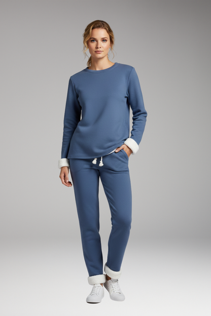 Women's 2 Piece Set Lined Drawstring Waist