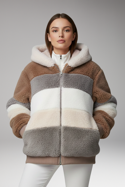 Women's Winter Parka Coat Faux Fur Lining