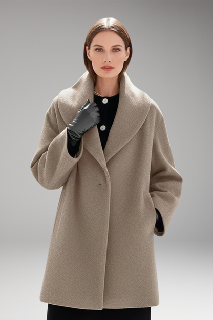 Women's Winter Parka Coat Full Lining Adjustable Waist Belt