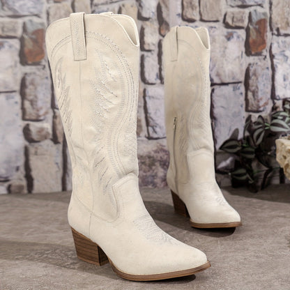 Kith™ | Women’s Suede Cowboy Boots with Block Heel