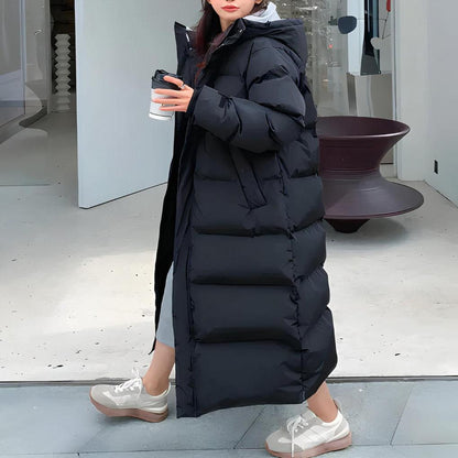 Women's Long Winter Parka Waterproof Design