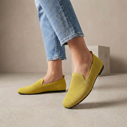 Women's Slip-On Flats Breathable Knit Lightweight
