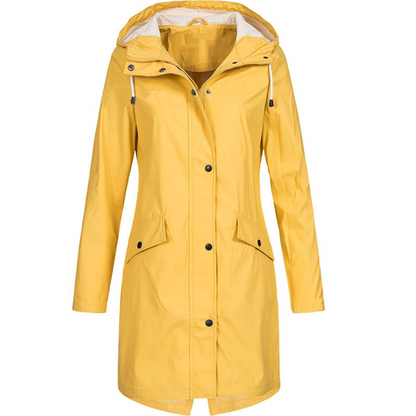 Women's Waterproof Rain Jacket Lightweight Hooded Windproof