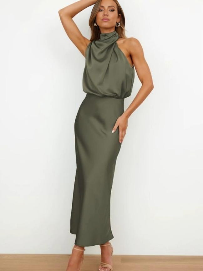 Women's Halter Evening Dress