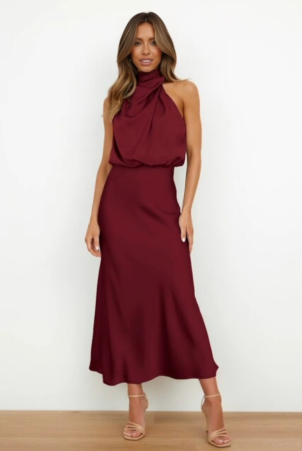 Women's Halter Evening Dress