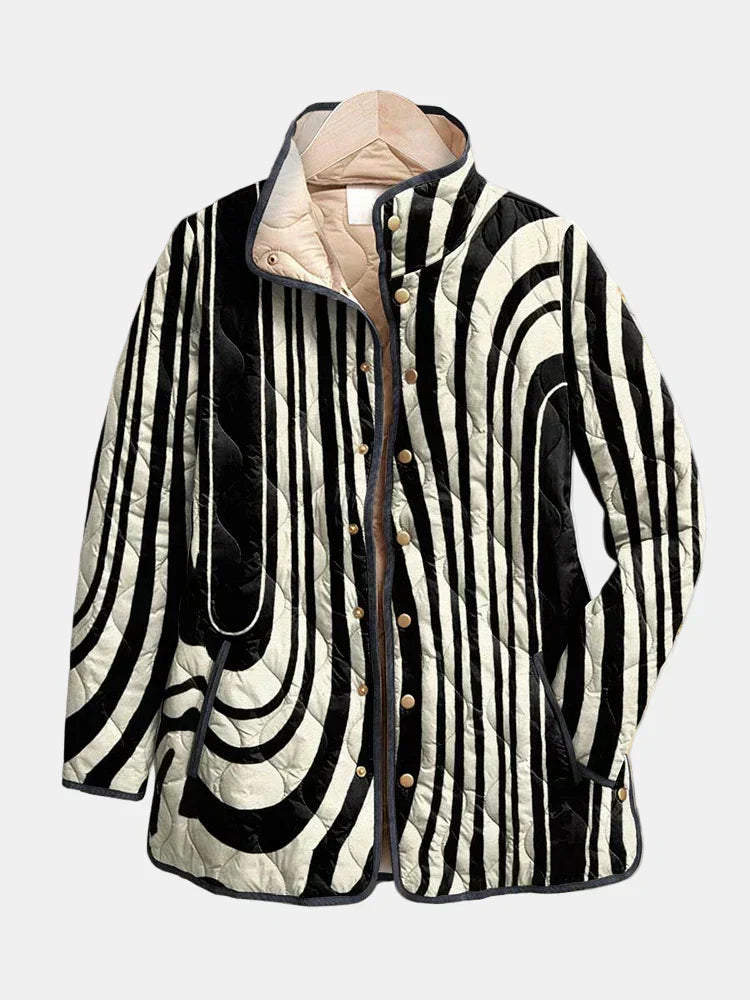 Women's Long Sleeve Button Front Jacket - Vonnera