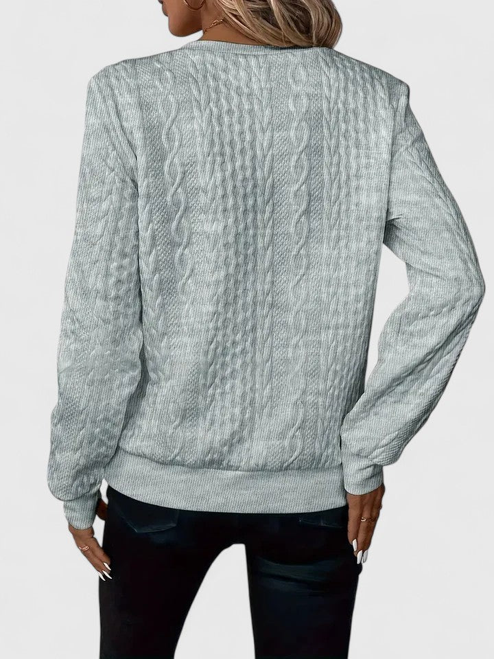 Women's Zip Neck Sweater