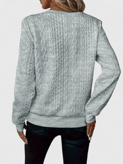 Women's Zip Neck Sweater