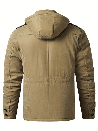Men's Thick Padded Winter Jacket Outdoor Sports