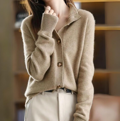 Women's Casual Long Sleeve Cardigan - Vonnera
