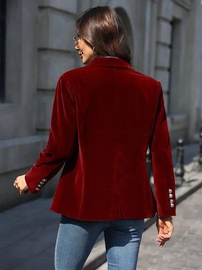 Women's Single Button Blazer