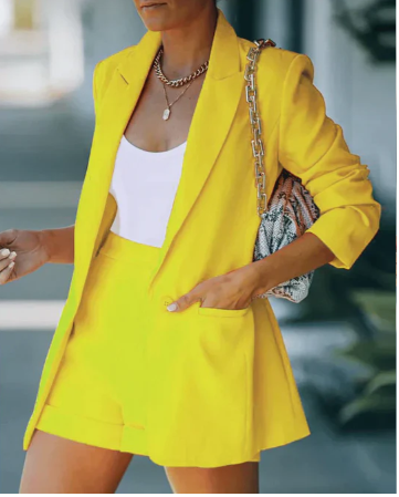 Women's Short Blazer Set