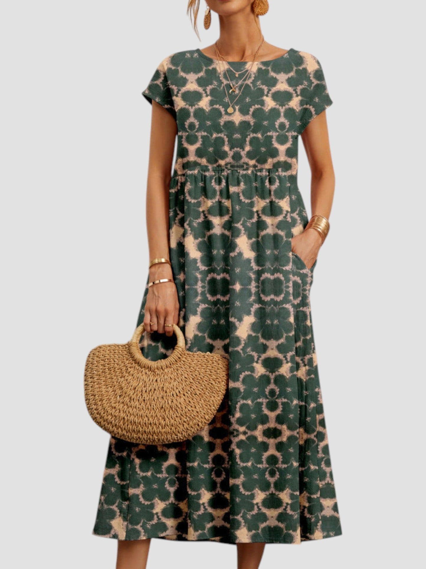 Women's Vintage Maxi Dress