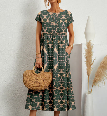 Women's Floral Dress Elegant Formal Wear