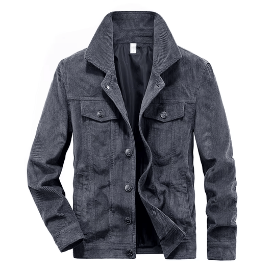 Corduroy Button Up Jacket - Vonnera